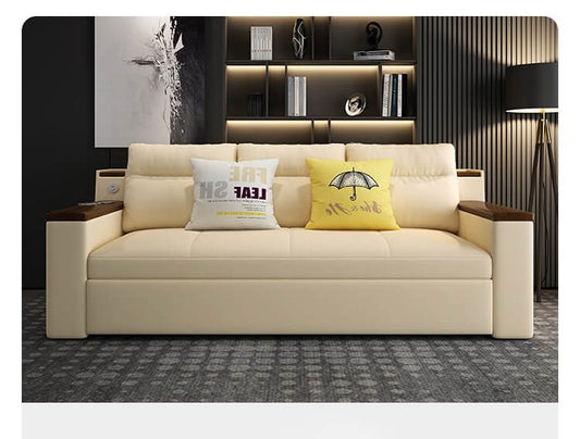 Space-saving Multi-purpose living Room Furniture Modern fabric folding sofa bed